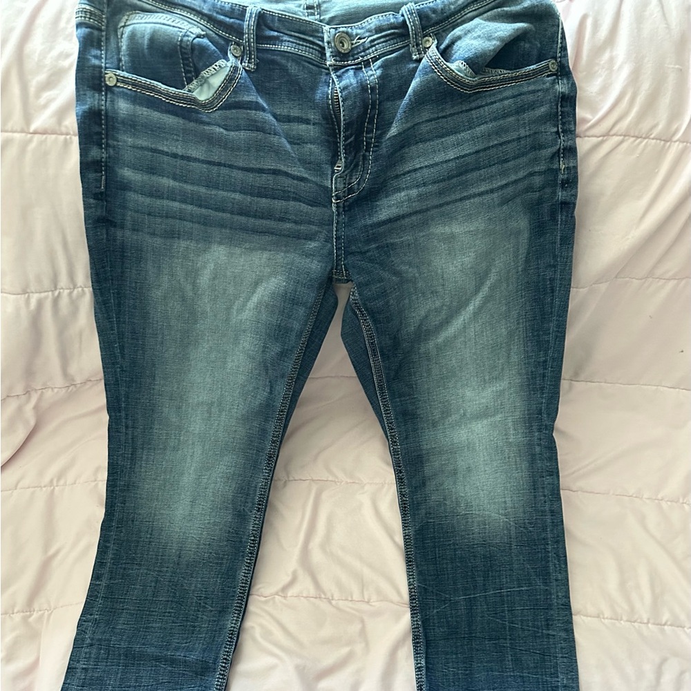 BKE Blue Skinny Jeans with Classic Indigo Wash